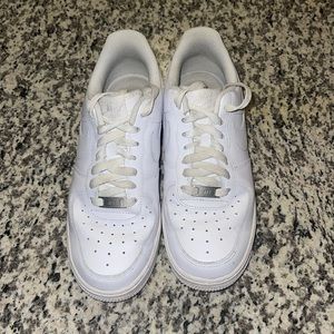 White Nike Air Forces